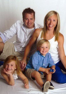 Joni Bodnar, 3L, with her husband and two children, before the arrival of her third child