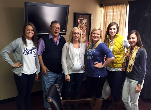 law students Jennifer Hackman, Professor Bill Westerbeke, Joni Bodnar, Ashlyn Lindskog, Andrea Horvath, and Suzanne Hale.