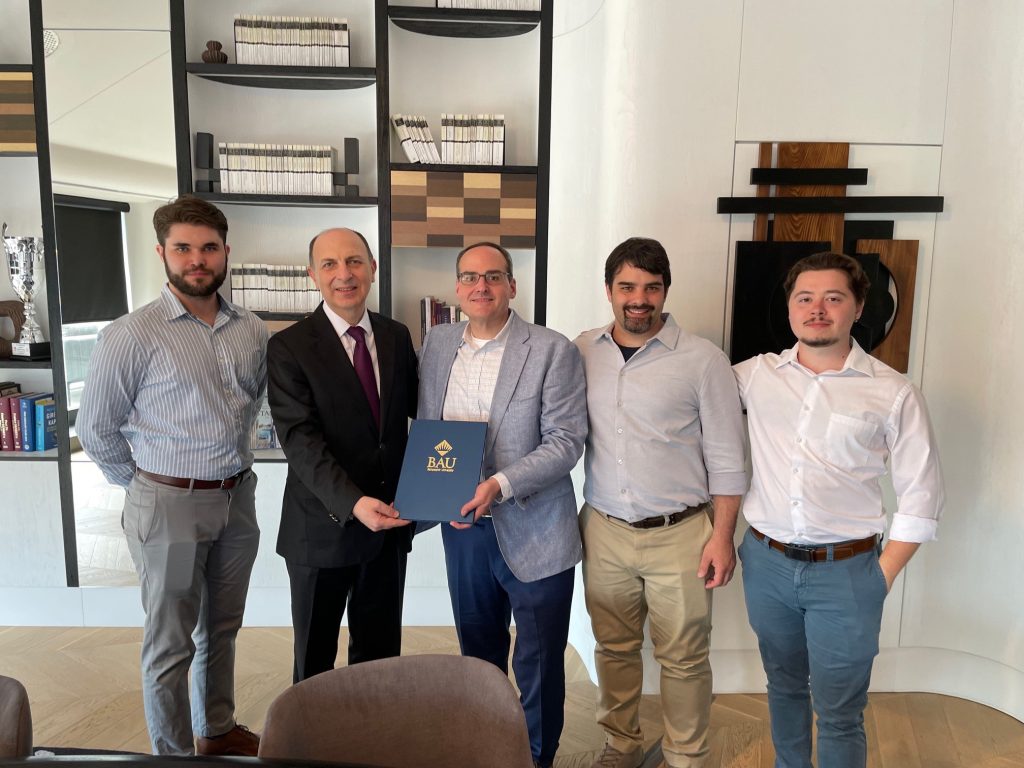Students with a BAU representative