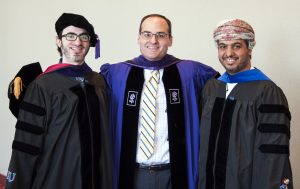 Almohammadi standing with Stephen Mazza Sulaiman AlGhafr