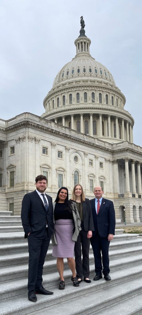 3Ls Brett Hallagan, Maleena Patel, Lindsay McQuinn, and The Hon