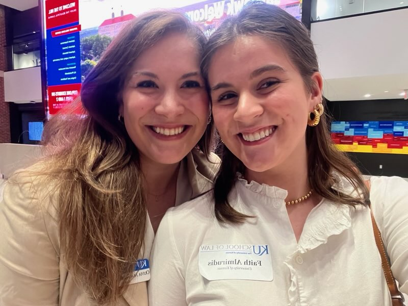 Schneider and her sister, Maria