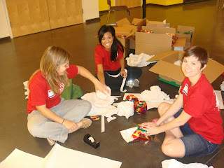 MADD group making art