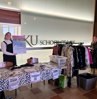 Corinne spearheaded a CLE seminar about queer and trans legal issues, and a clothes donation drive for the campus Trans Closet