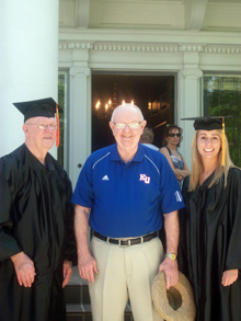 Susan Billam with her grandfather