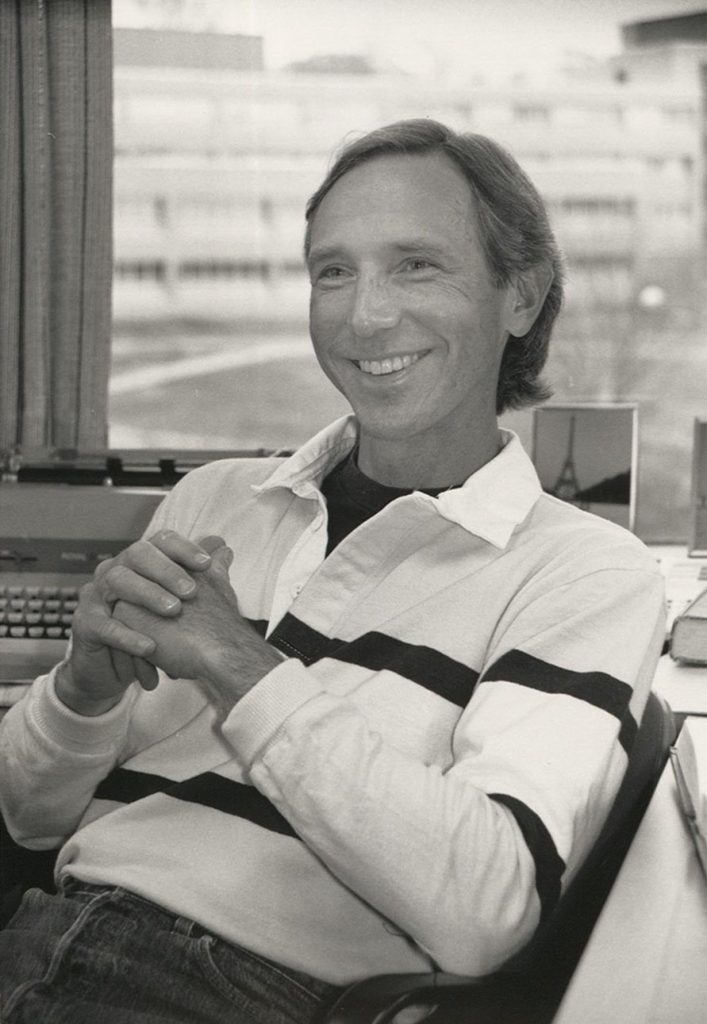 Webb Hecker's office has been located in 414D Green Hall since 1977