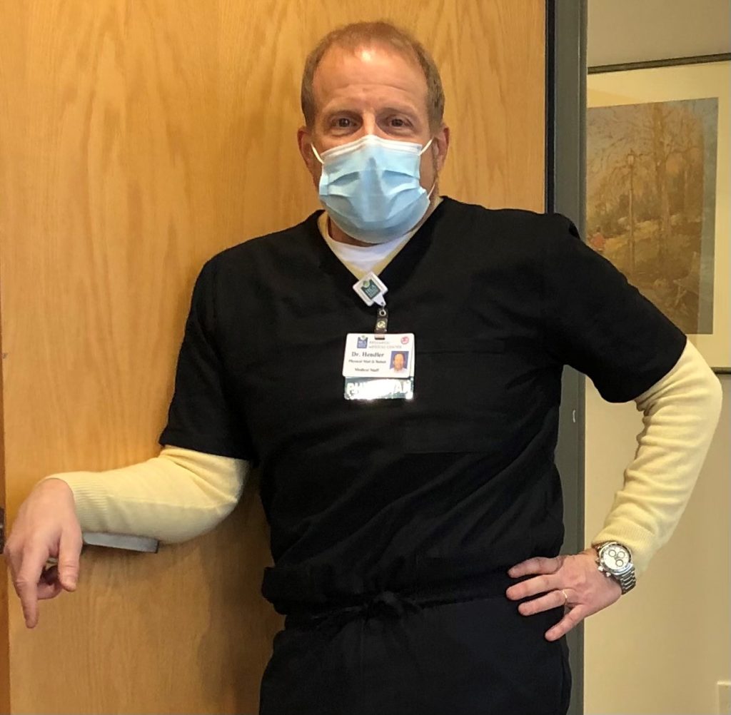 Hendler in his former profession.