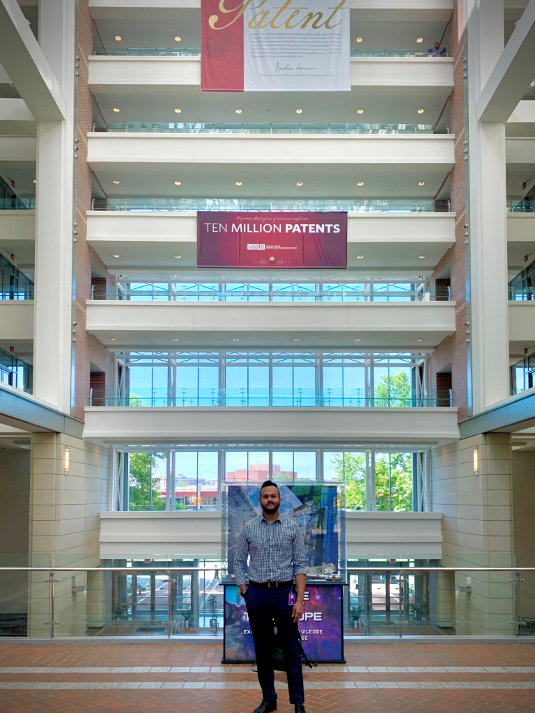 Mohammad Hameed is a summer intern at the at the United States Patent and Trademark Office.