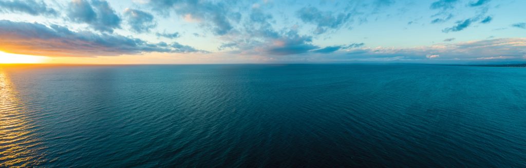 Ocean during sunset