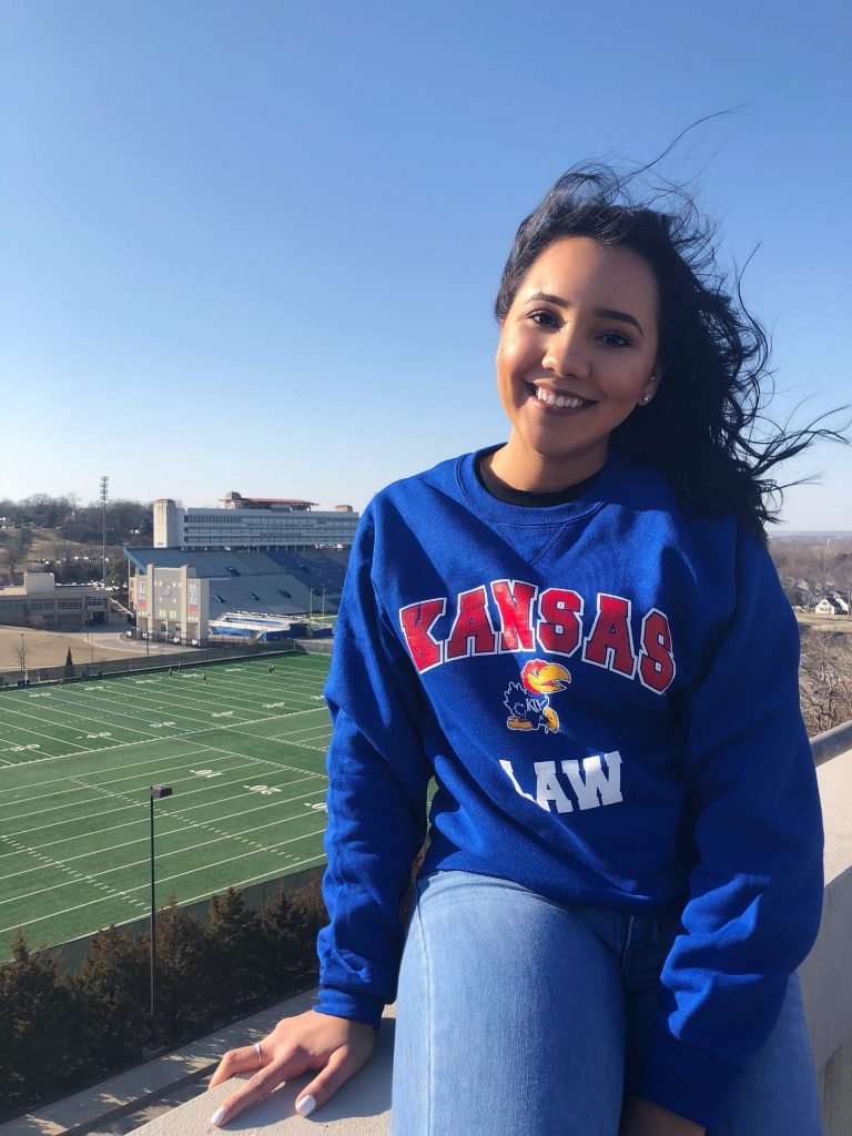 Valeria Carbajal at a stadium