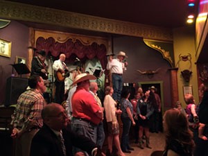 Some people in a bar