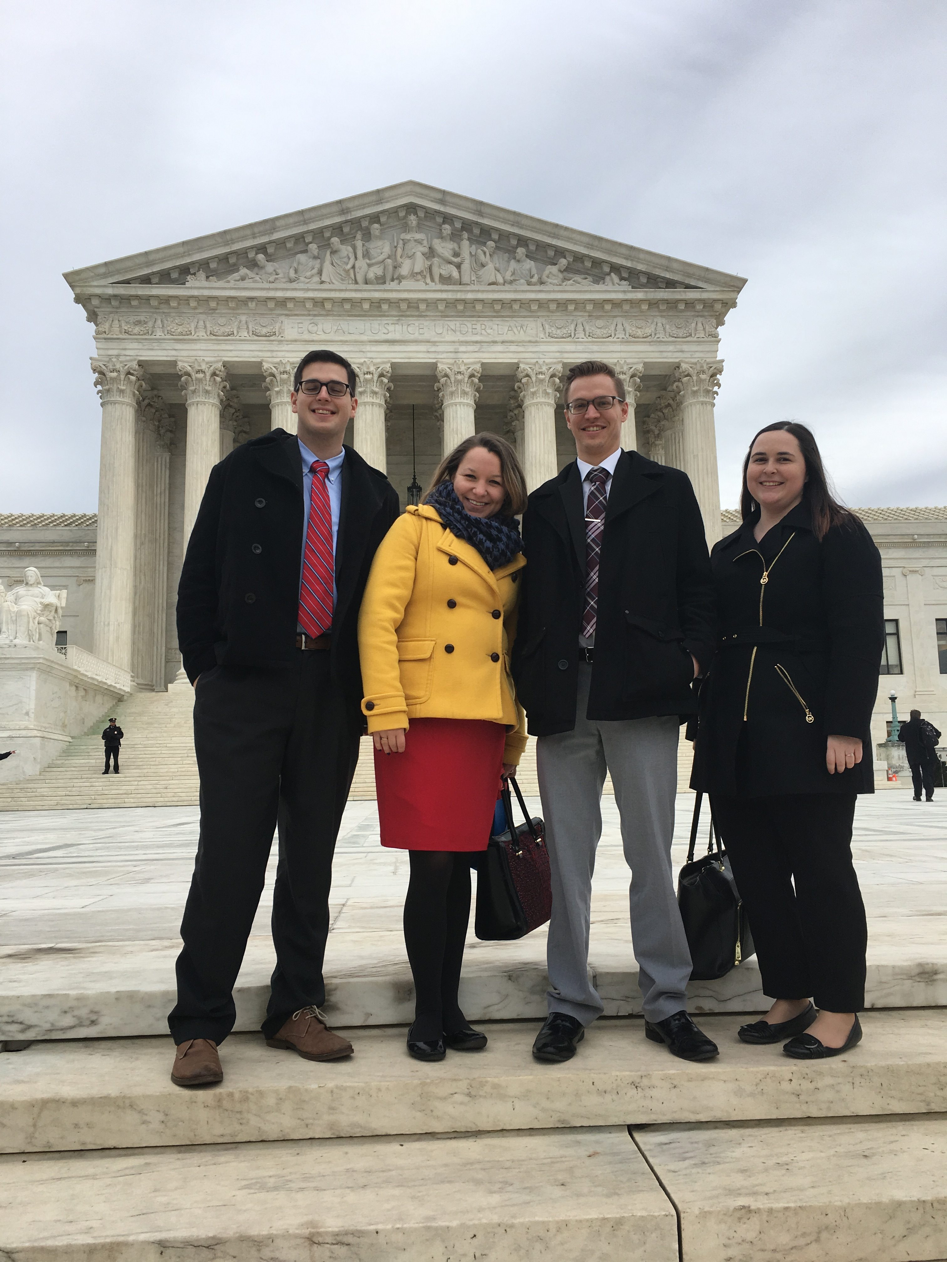 Sixth Semester group on Supreme Court steps