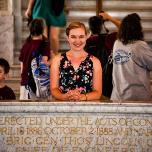 Haley Claxton at the Library of Congress