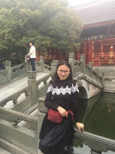 Xiu "Monica" Huang at home in China