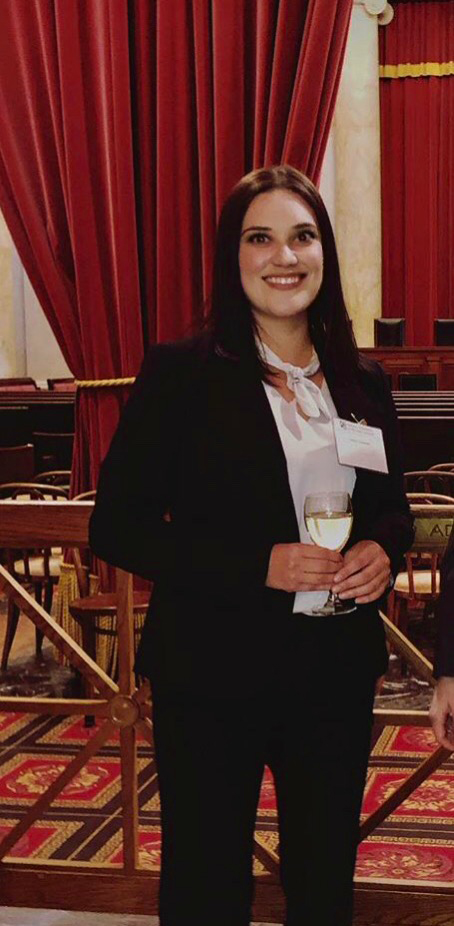 Emory Saucedo attends a networking reception during 6th Semester in D.C. Program