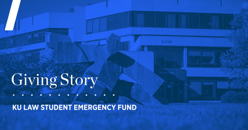 Giving Story: KU Law Student Emergency Fund