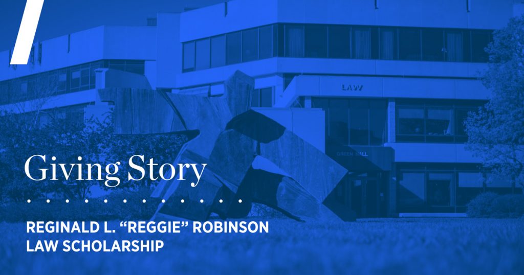 Giving Story: Reginald L. "Reggie" Robinson Law Scholarship